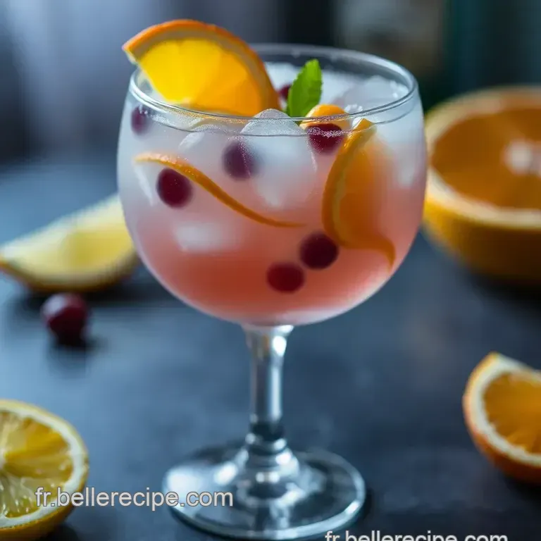 Cocktail Tropical Au Cura&ccedil;ao: &Eacute;vasion Festive presentation