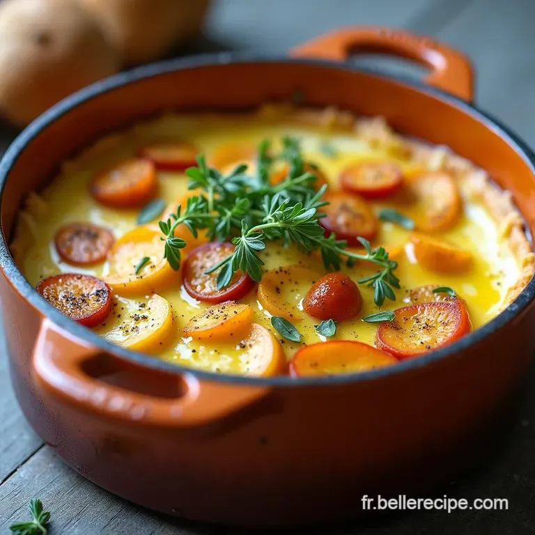 Cocotte Rustique et Fondante aux &Eacute;pinards Frais et Fromages Affin&eacute;s