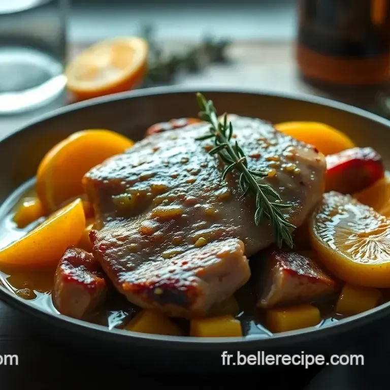 Coeur de Canard Saut&eacute; au Miel et aux Agrumes