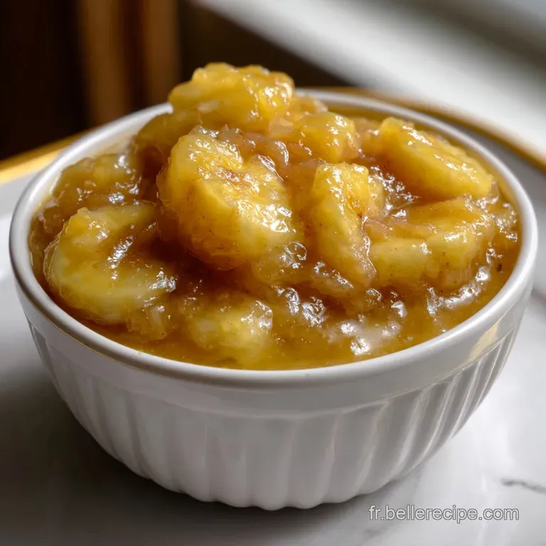 Compote Pomme Banane Velout&eacute;e : Le Classique presentation