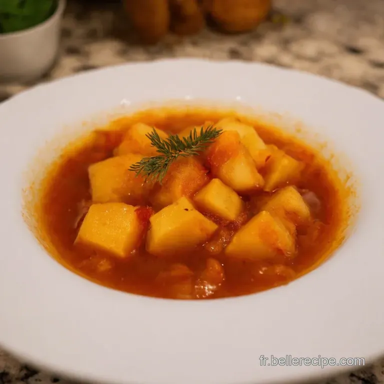 Compot&eacute;e De P&ecirc;ches Au Beurre Sal&eacute; Et Nougatine Croquante presentation