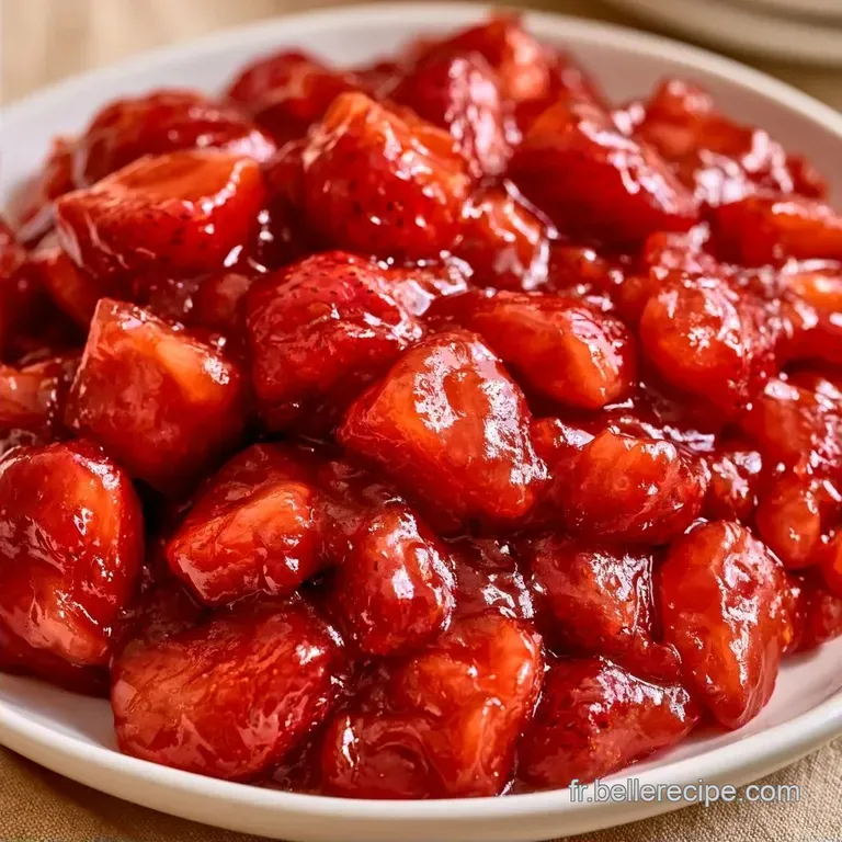 Confiture de Fraises Maison au Citron