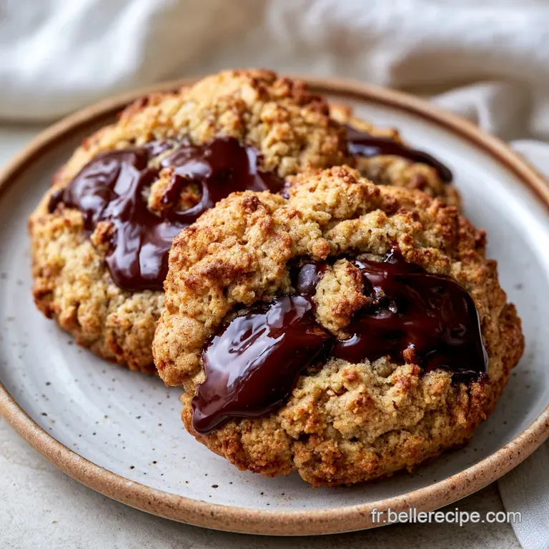 Cookie Moelleux aux P&eacute;pites de Chocolat : C&oelig;ur Fondant