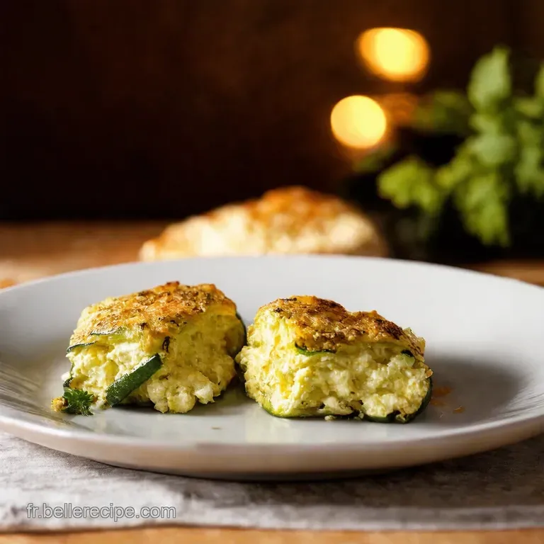 Courgettes Farcies Au Thon Ricotta Et Parmesan presentation