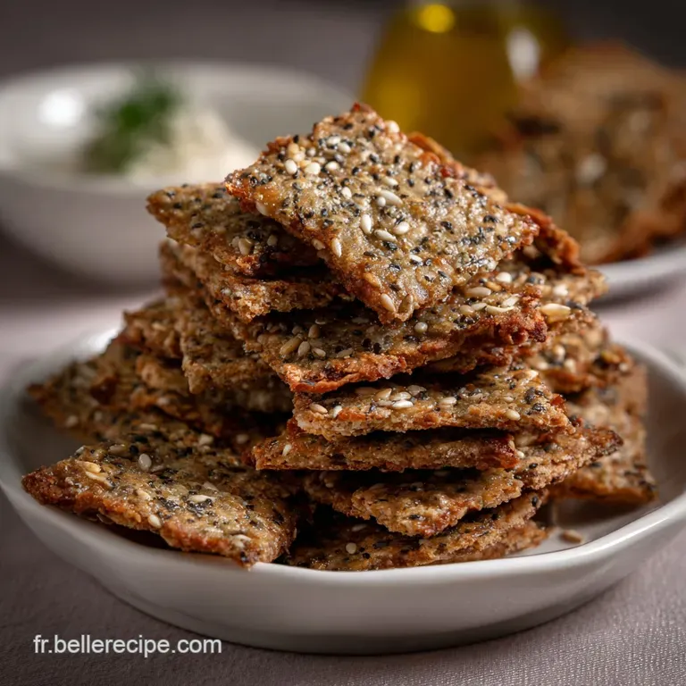 Crackers Aux Graines Maison : La Recette Sans Farine presentation