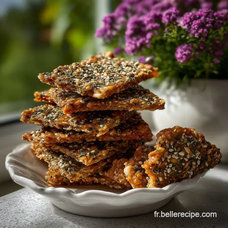 Crackers aux Graines Maison : La Recette Sans Farine