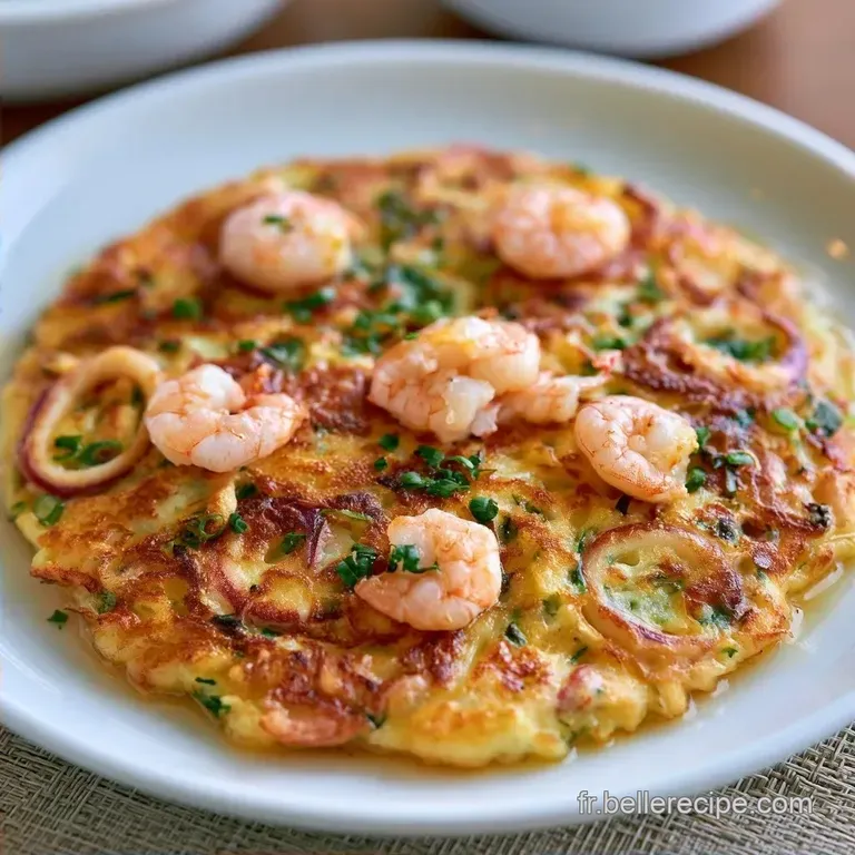Cr&ecirc;pe Cor&eacute;enne Fruits De Mer: Croustillante