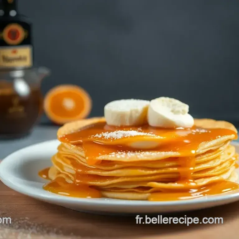 Cr&ecirc;pes Suzette au Grand Marnier