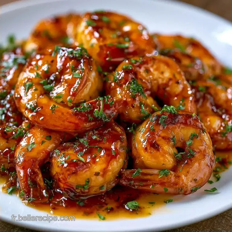 Crevettes Saut&eacute;es Sauce Soja et Miel