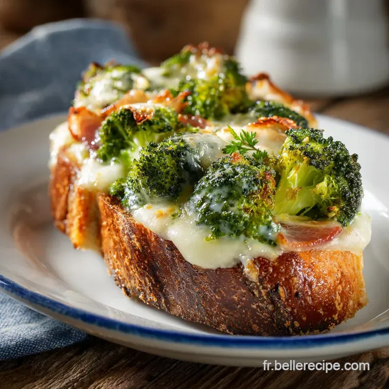 Croque Healthy Au Brocolis La Recette Onctueuse Et Sans Complexe presentation