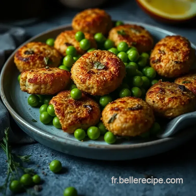 Croquettes Express De Pois Chiches presentation