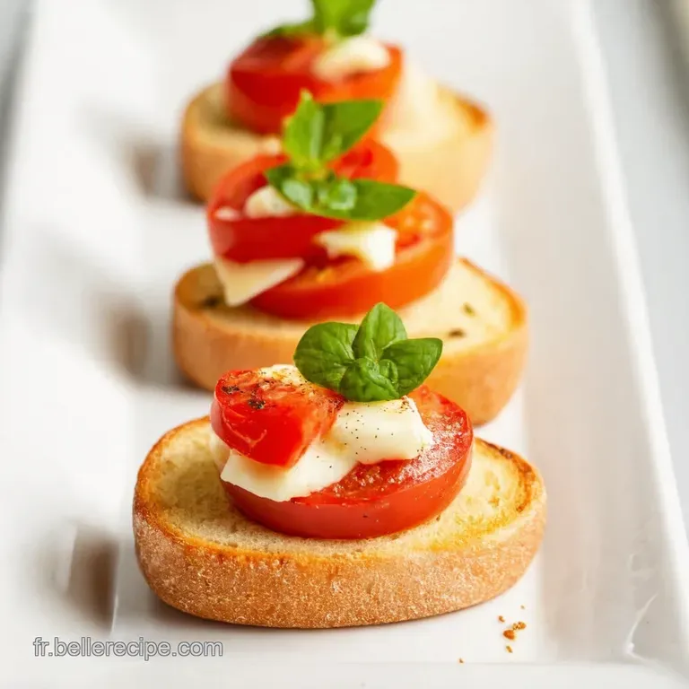 Crostinis Soleil Tomates Pesto Mozza