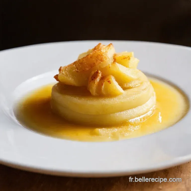 Croustifondant Aux Pommes Un D&eacute;lice Automnal presentation