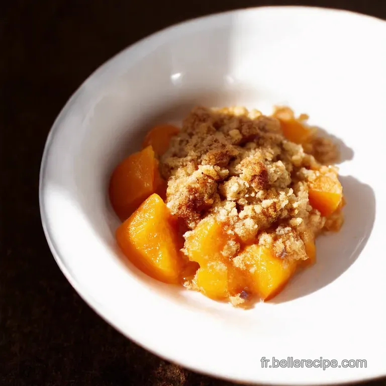 Crumble Abricots Express AntiGaspi