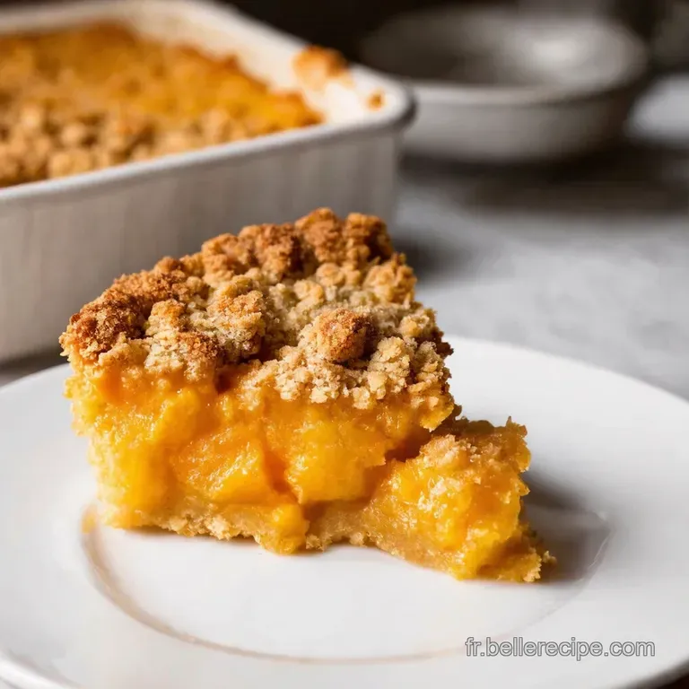 Crumble Aux Abricots Express Ooh L&agrave; L&agrave; presentation