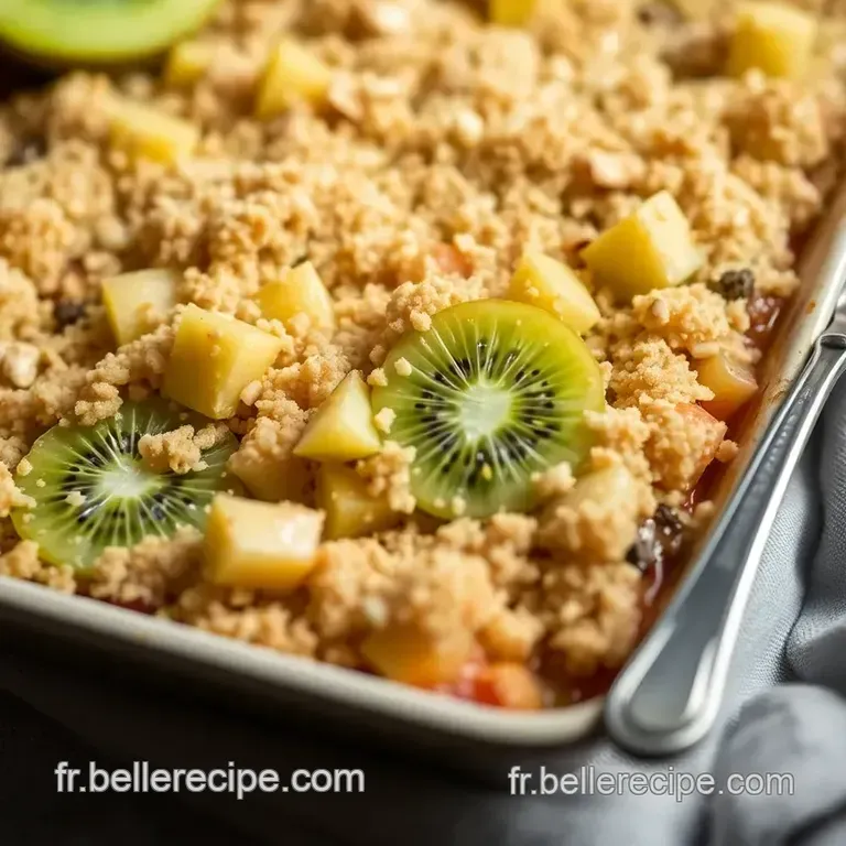 Crumble De Kiwi Et Noix Du Br&eacute;sil : Douceur D hiver presentation