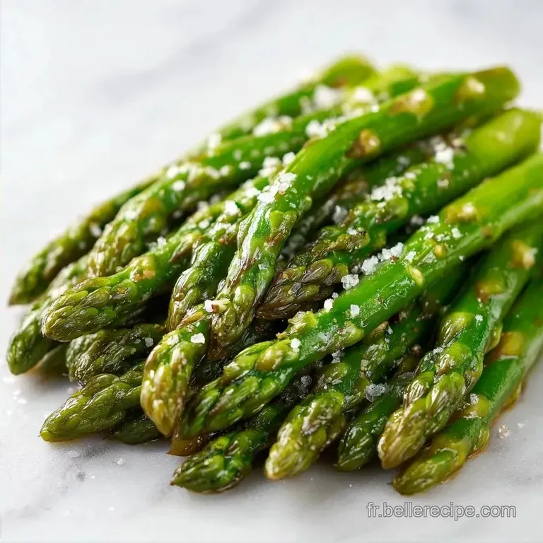 Asperges Vertes au Beurre : Cuisson R&eacute;ussie
