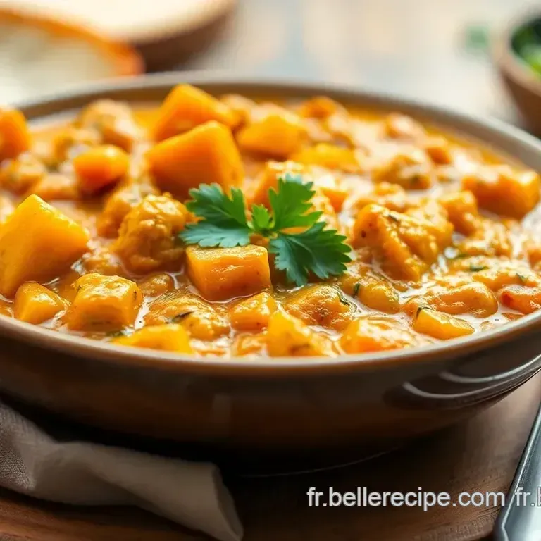 Curry de L&eacute;gumes Doux et R&eacute;confortant