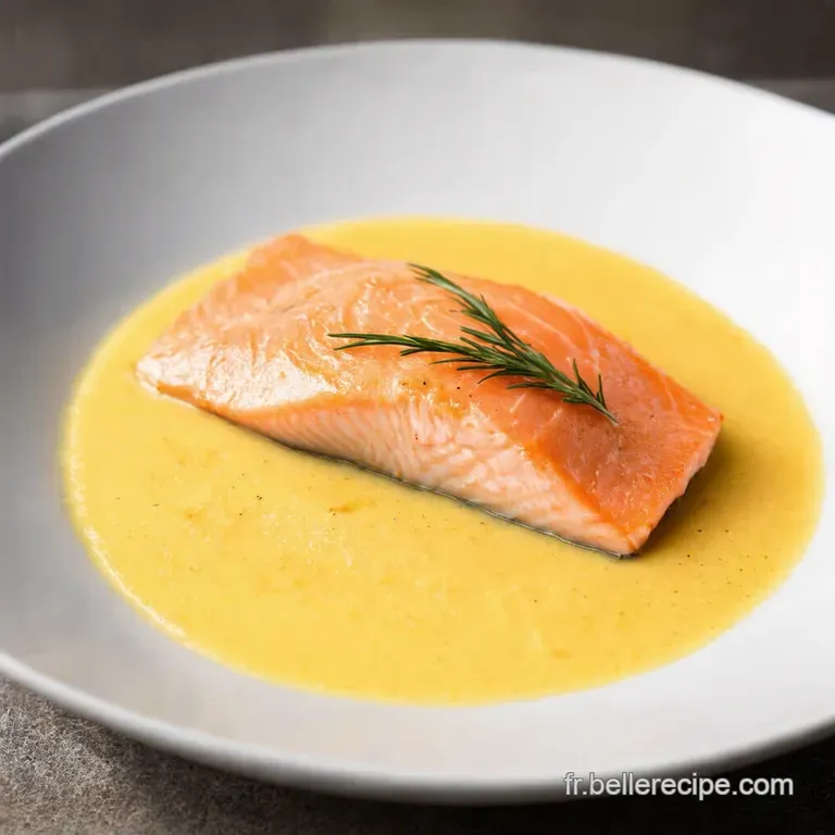 Darne de Saumon Sauce Cr&egrave;me Citronn&eacute;e aux C&acirc;pres
