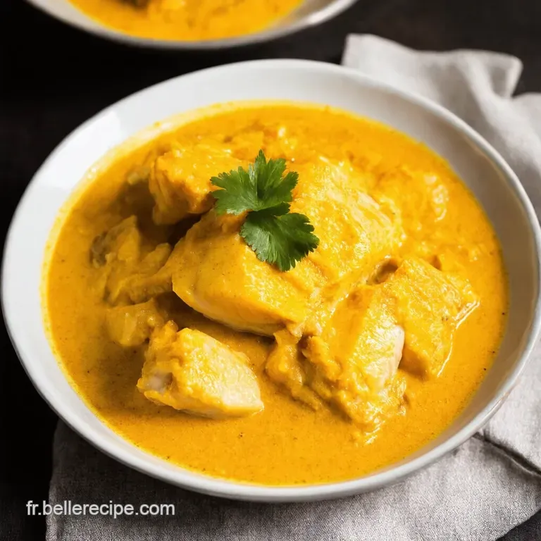 D&eacute;licieux Curry de Poisson Blanc au Lait de Coco