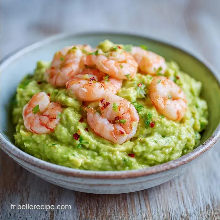 Dip Avocat Crevettes: Fra&icirc;cheur et Onctuosit&eacute;