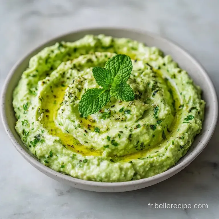 Dip F&egrave;ves Menthe: Frais et Cr&eacute;meux