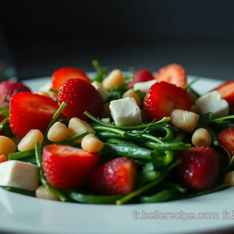 &Eacute;pinards et Fraises: Une Salade Printani&egrave;re &agrave; la Balsamique