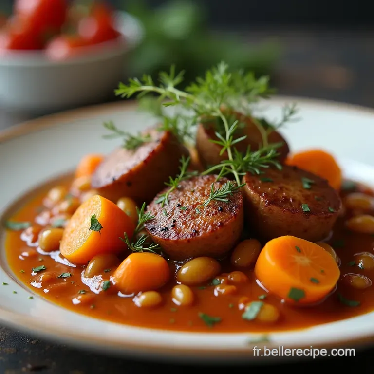 LEstouffade Bourguignonne Express B&oelig;uf Fondant aux C&egrave;pes et Carottes &Eacute;pic&eacute;es