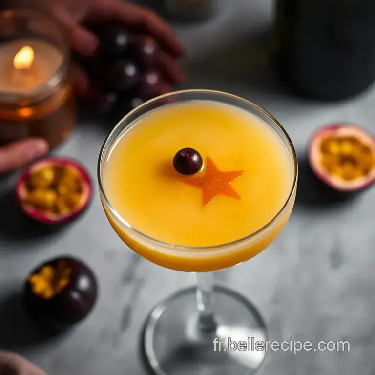 &Eacute;toile Du Soir : Cocktail Pornstar presentation