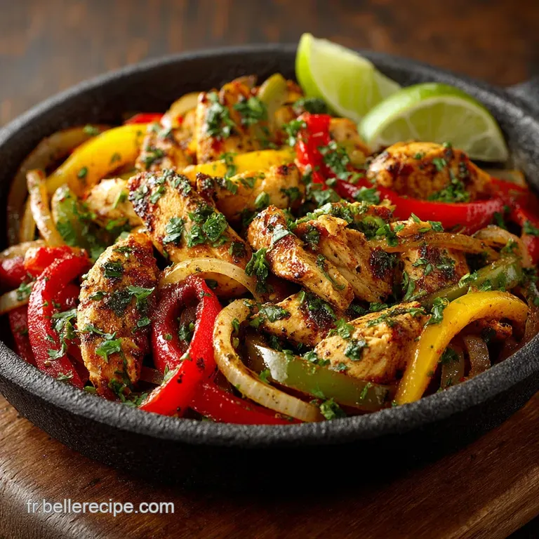 Fajitas au Poulet &Eacute;pic&eacute;es et Savoureuses LArt du Gr&eacute;sillement
