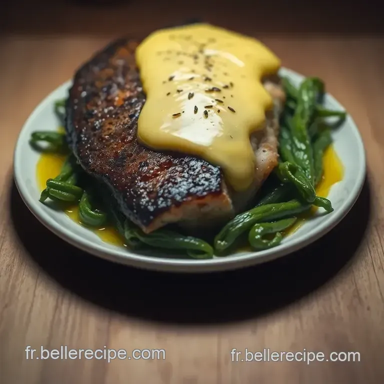 Filet De Black Bass Dor&eacute; Au Beurre Citronn&eacute; presentation