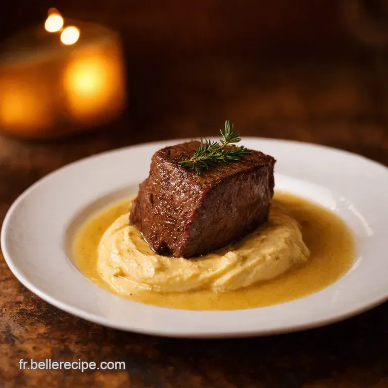 Filet De B&oelig;uf &Agrave; La Cr&egrave;me Recette Facile presentation