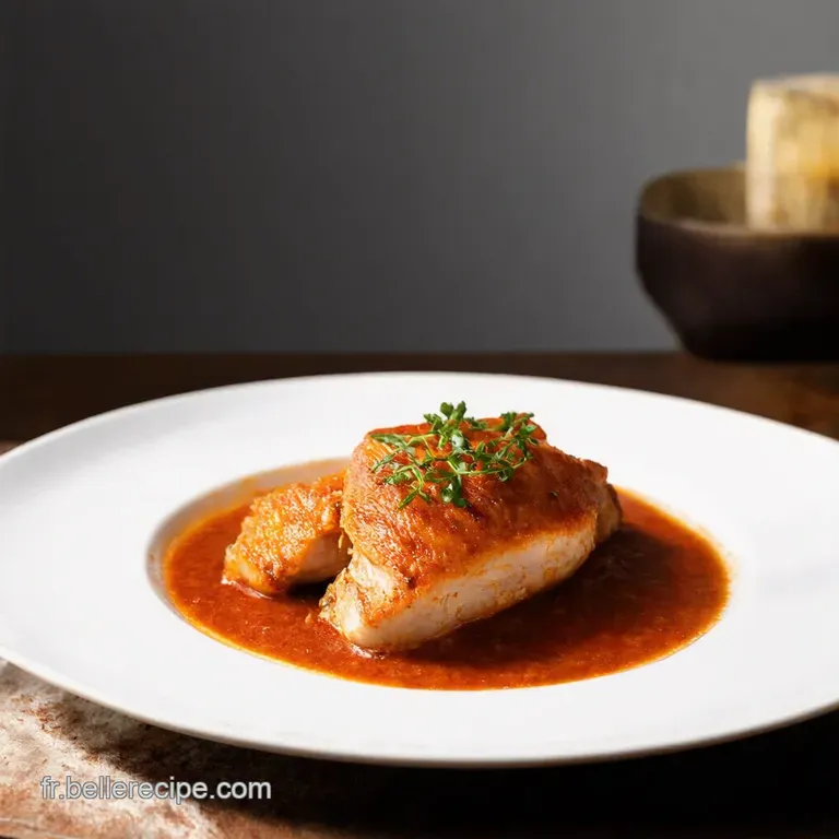 Filets de Poulet Fondants &agrave; la Cr&egrave;me de Porto