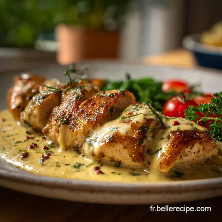 Recette de Filets de Poulet Saut&eacute;s &agrave; la Moutarde