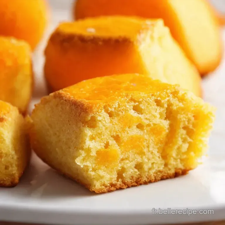 Financiers &agrave; lOrange Un D&eacute;lice Fondant