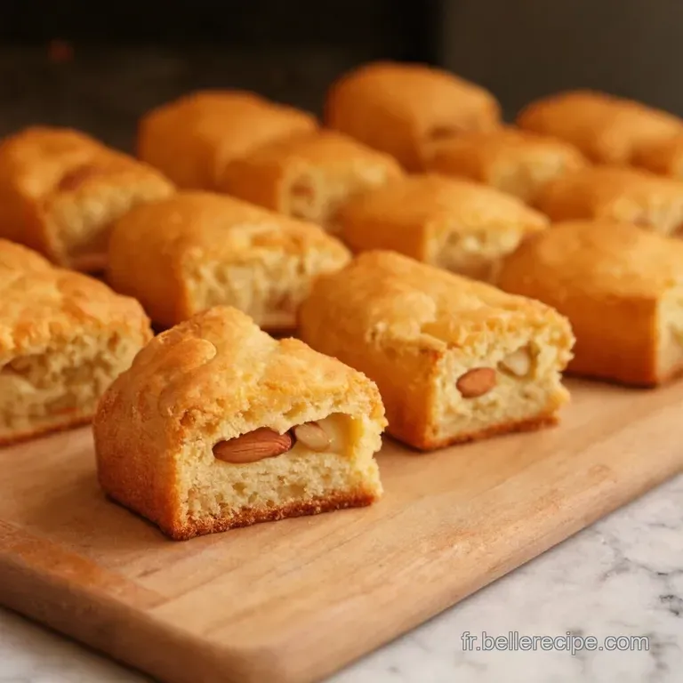 Financiers Aux Amandes Petits Lingots Dor&eacute;s De Plaisir presentation