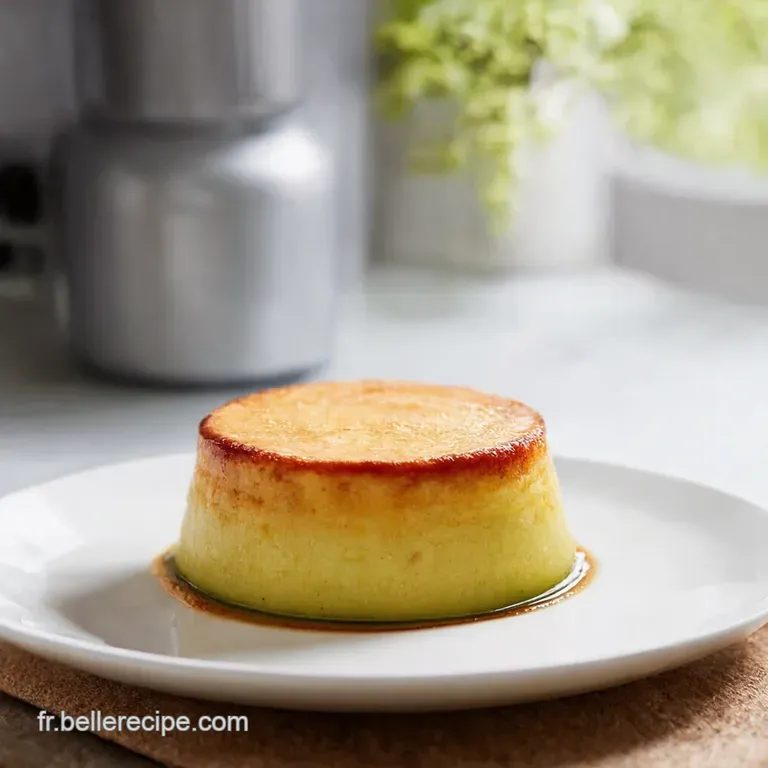 Flan De Courgettes Au Parmesan Fa&ccedil;on Thermomix presentation