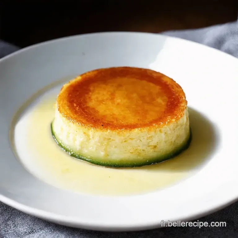 Flan la Courgette et Feta Un D&eacute;lice Estival Simplissime
