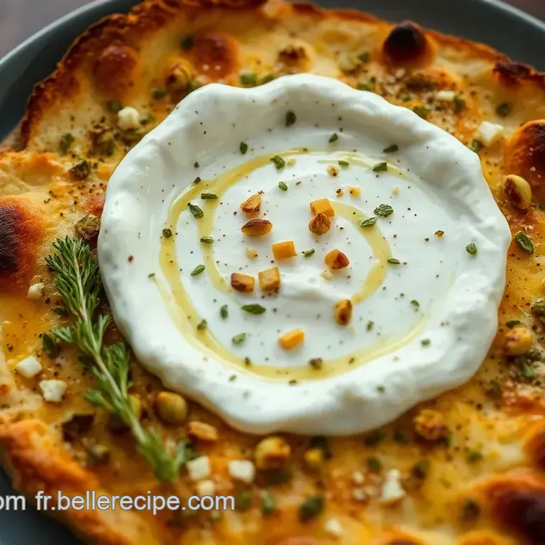 Flatbreads Maison au Yaourt Pistach&eacute;