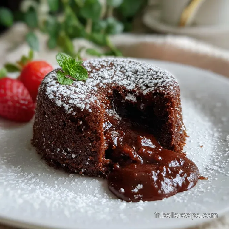 G&acirc;teau Au Chocolat : Le Fondant Moelleux Parfait presentation