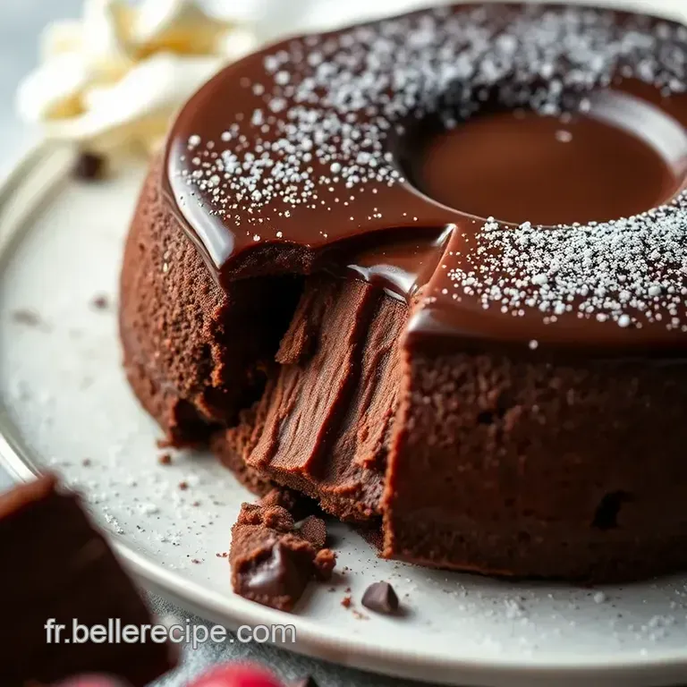 Fondants Au Chocolat Sans Gluten Individuels presentation