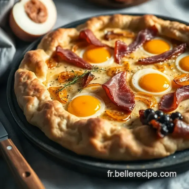 Galette De Sarrasin Simple (Savory Buckwheat Galette) presentation