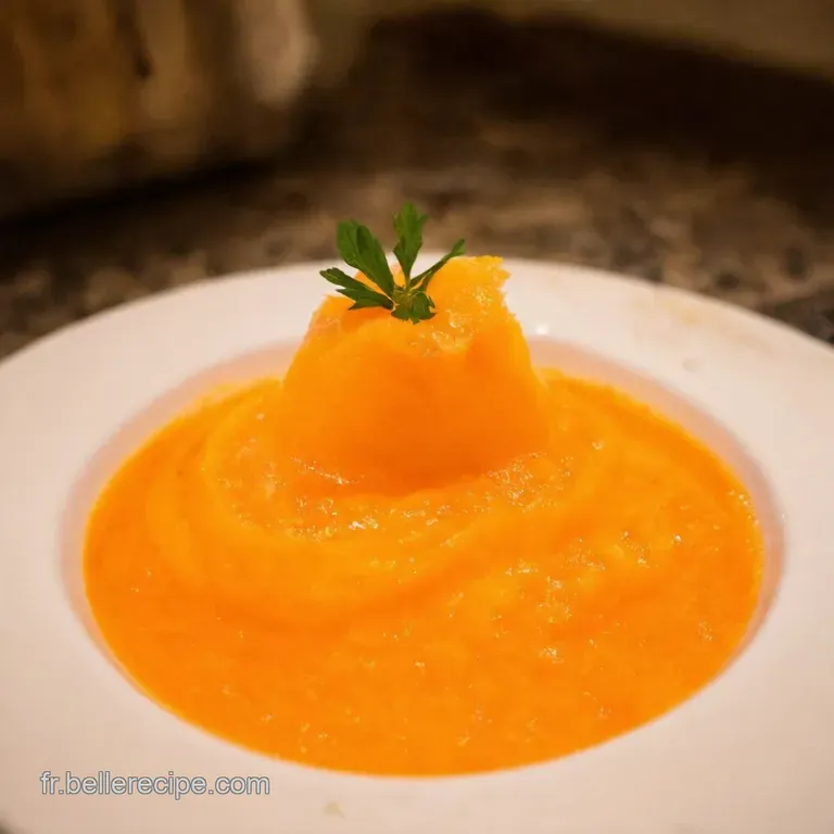 Gaspacho De Melon Et Abricots Douceur Estivale presentation