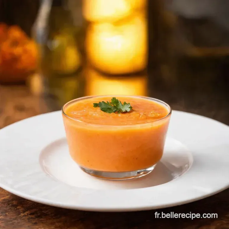 Gaspacho Rafra&icirc;chissant Au Melon &Agrave; La Fa&ccedil;on De Jean Imbert presentation