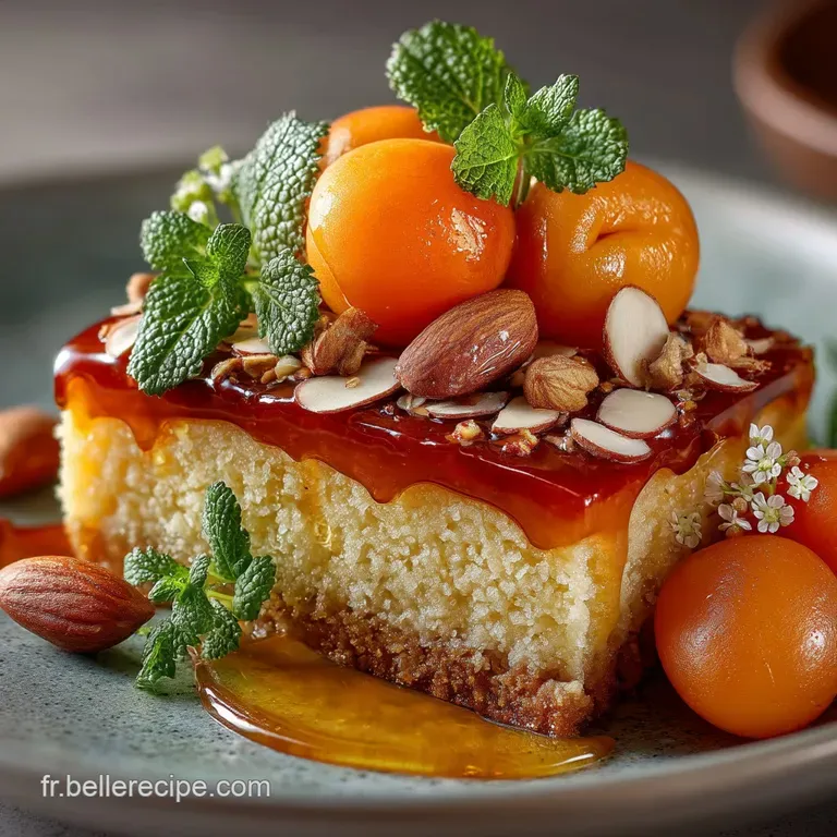 Le G&acirc;teau De Voyage Abricots Et Amandes Moelleux Au Beurre Noisette presentation