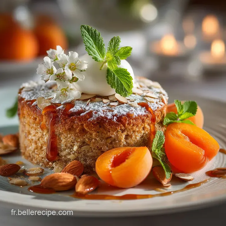 Le G&acirc;teau de Voyage Abricots et Amandes Moelleux au Beurre Noisette