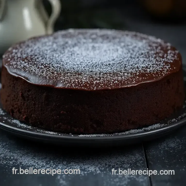 G&acirc;teau Au Chocolat Fondant : Le Plaisir Chocolat&eacute; presentation