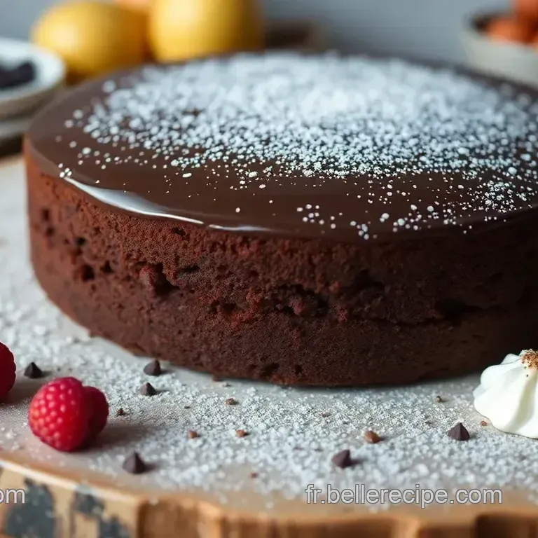 G&acirc;teau au Chocolat Indulgent &ndash; Un Classique Fran&ccedil;ais