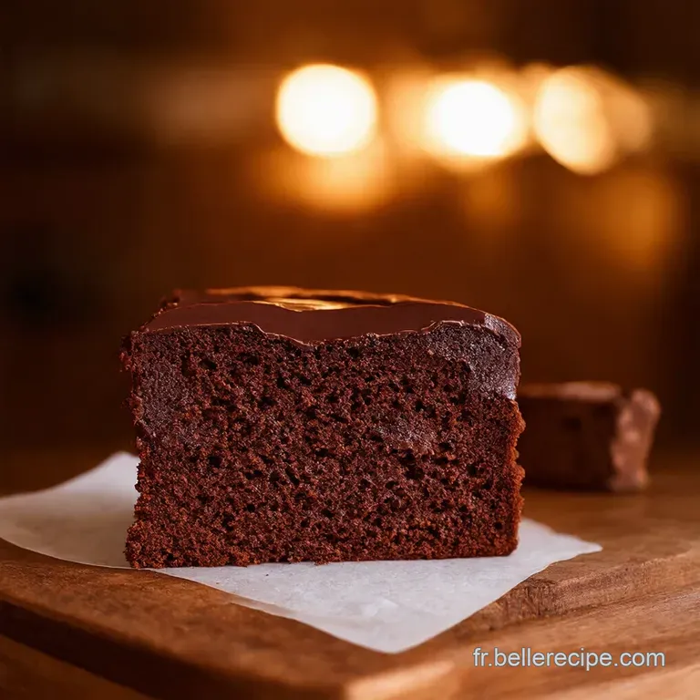 G&acirc;teau Au Chocolat Intense Sans Gluten Le D&eacute;lice Express presentation