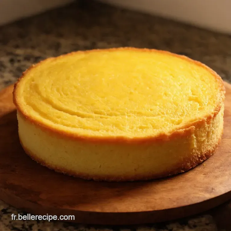 G&acirc;teau Au Yaourt Citronn&eacute; Le Soleil Dans Votre Assiette presentation